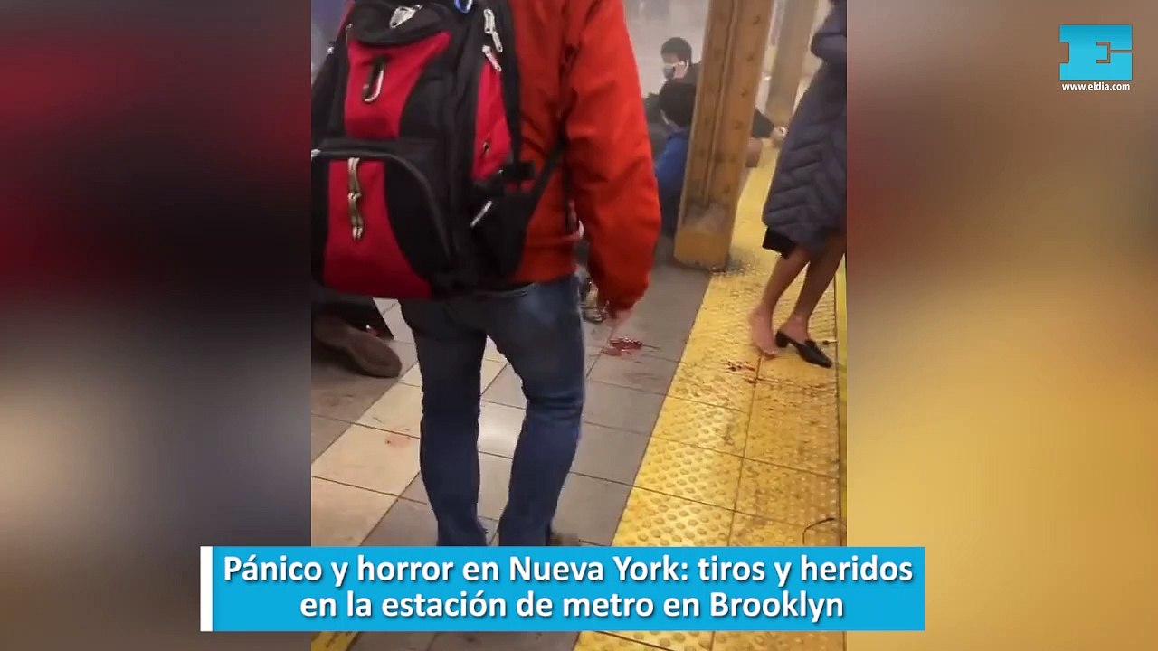 Pánico y horror en Nueva York, tiros y heridos en la estación de metro en Brooklyn