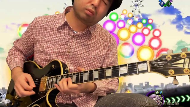 Dokkan Battle OST Guitar Cover- NEW LR PHY SSJ4 Goku & Vegeta Gogeta Medley