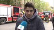 Una explosión causa un aparatoso incendio en el Eixample de Barcelona