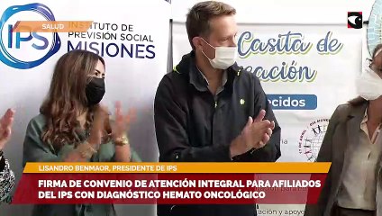 Firma de convenio de atención integral para afiliados del IPS con diagnóstico hemato oncológico