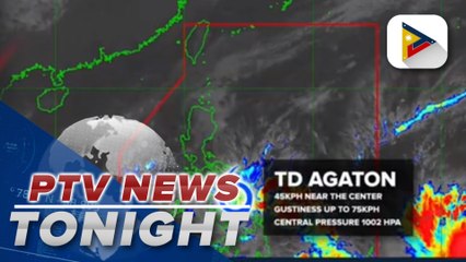 ‘Agaton’ maintains strength while over Quinapondan, Eastern Samar