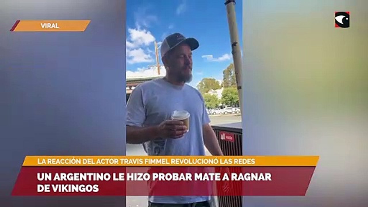 Un argentino le hizo probar mate a Ragnar de Vikingos