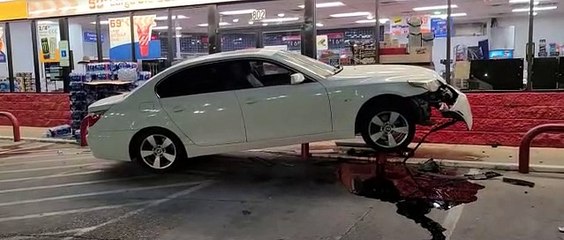 accidente de BMW en Pharr