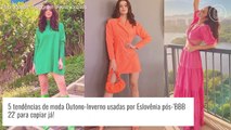5 tendências de moda Outono-Inverno usadas por Eslovênia pós-'BBB 22' para copiar já!