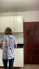 Kitten Climbs to Woman's Shoulder