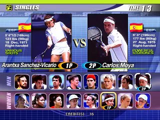 Virtua Tennis 2 online multiplayer - naomi