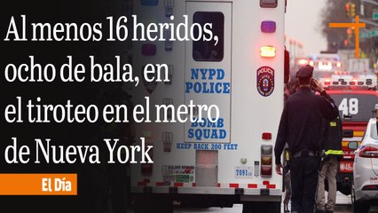 Al menos 16 heridos, ocho de bala, en el tiroteo en el metro de Nueva York