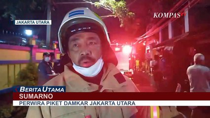 Satu Keluarga Tewas Akibat Terjebak dalam Kebakaran Ruko di Jalan Warakas Tanjung Priok