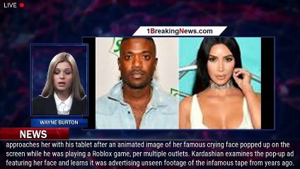 Video herunterladen: Kim Kardashian's sex tape with Ray J comes back to haunt her in 'The Kardashians' premiere - 1breaki