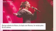Look justo de Maiara marca barriga da cantora e web especula gravidez; assessoria nega