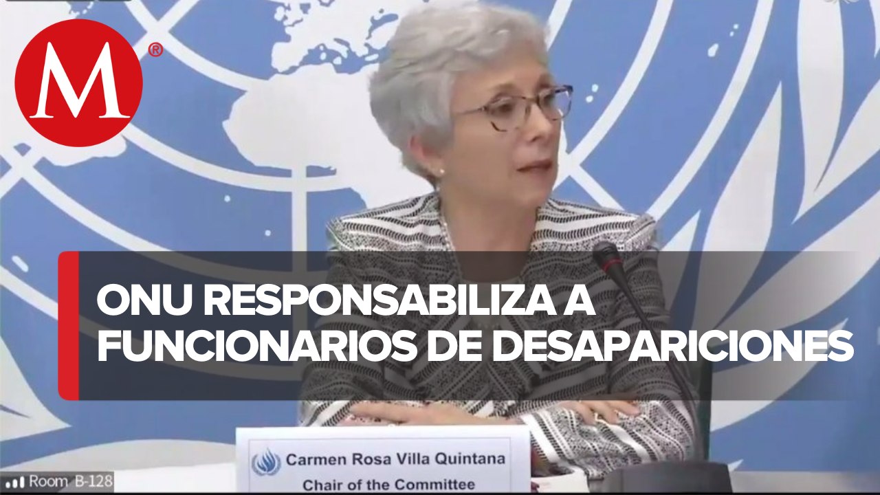 Comité ONU: servidores públicos y crimen organizado responsables de las desapariciones en México