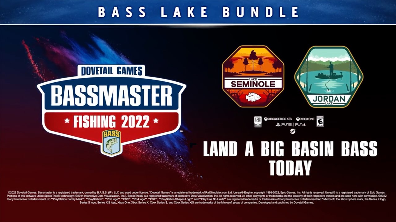 Bassmaster Fishing 2022 - Bass Lake Bundle Launch Trailer