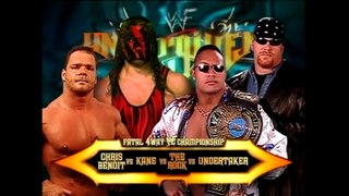 The Rock vs. The Undertaker vs. Kane vs. Chris Benoit (Unforgiven 2000)