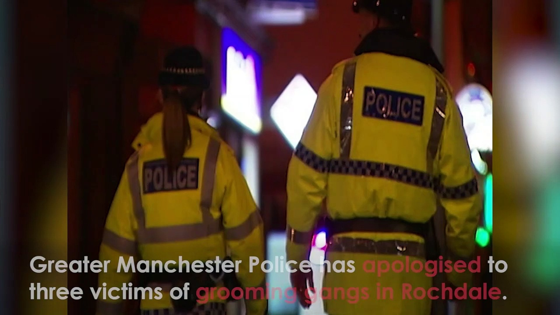 ⁣Rochdale grooming gang victims given personal apology