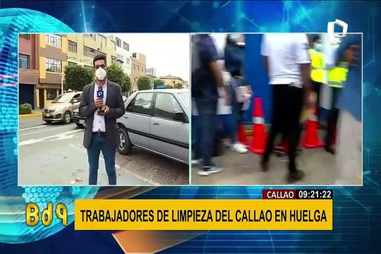 Calles del Callao amanecen llenas de basura tras huelga de trabajadores de limpieza
