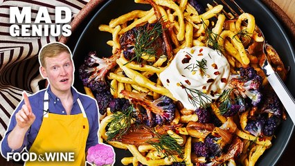 Justin Chapple Makes Buttery Spaetzle with Roasted Cauliflower and Shallots