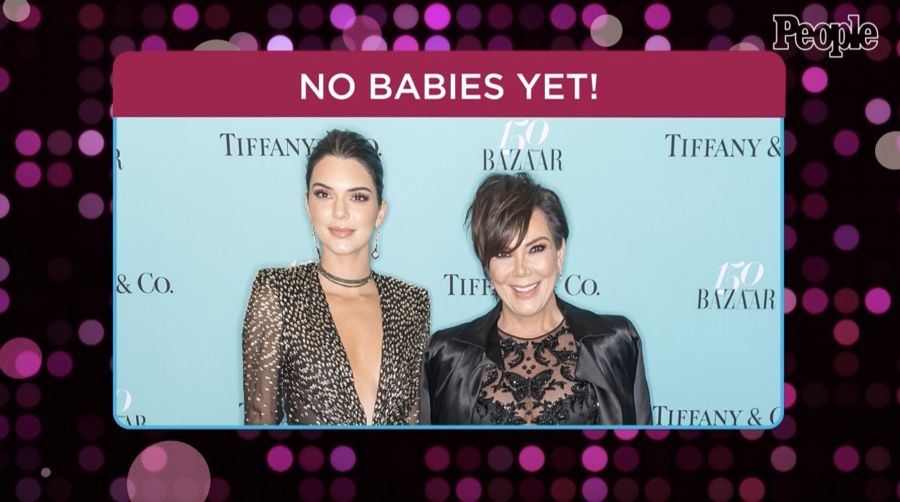 Kendall Jenner Says Mom Kris Thinks 'It's Time' for Her to Have a Baby: 'Is It Not Up to Me?'