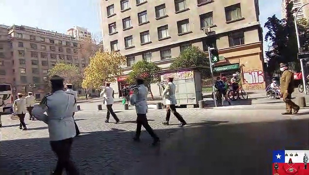 Orfeón nacional de Carabineros de Chile Pasacalle post Relevo de Guardia Interpreta: Gruß an kiel