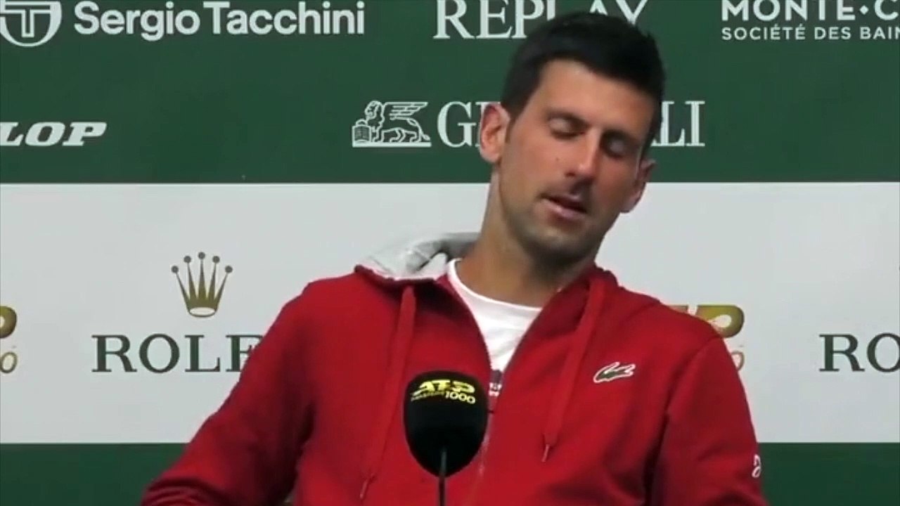 ATP - Rolex Monte-Carlo 2022 - Novak Djokovic : "I collapsed physically, completely. I couldn't move. I'm not going to do with ifs or ifs. The situation is what it is"