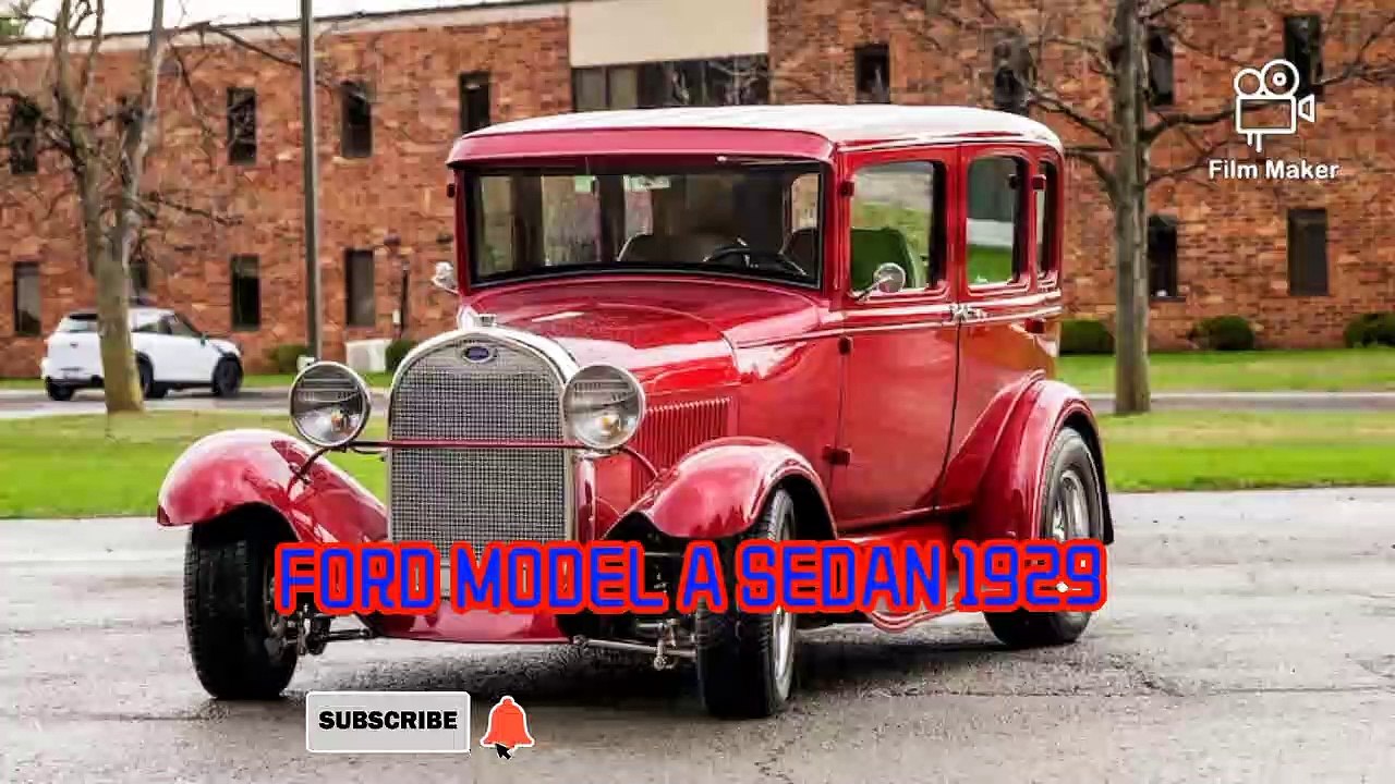 1929 FORD MODEL A SEDAN . Classic cars