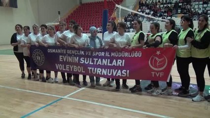 "Evinin Sultanları Bayan Voleybol Turnuvası" başladı