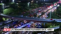 ¿TE IMAGINAS CENAR FLOTANDO EN EL AIRE?