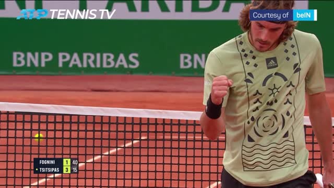 Tsitsipas too good for Fognini in Monte Carlo