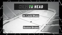 St. Louis Blues at Boston Bruins: Moneyline, April 12, 2022