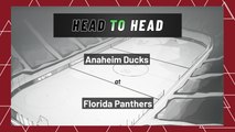 Anaheim Ducks at Florida Panthers: Puck Line, April 12, 2022