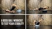 A Bosu Ball Workout to Test Your Stability