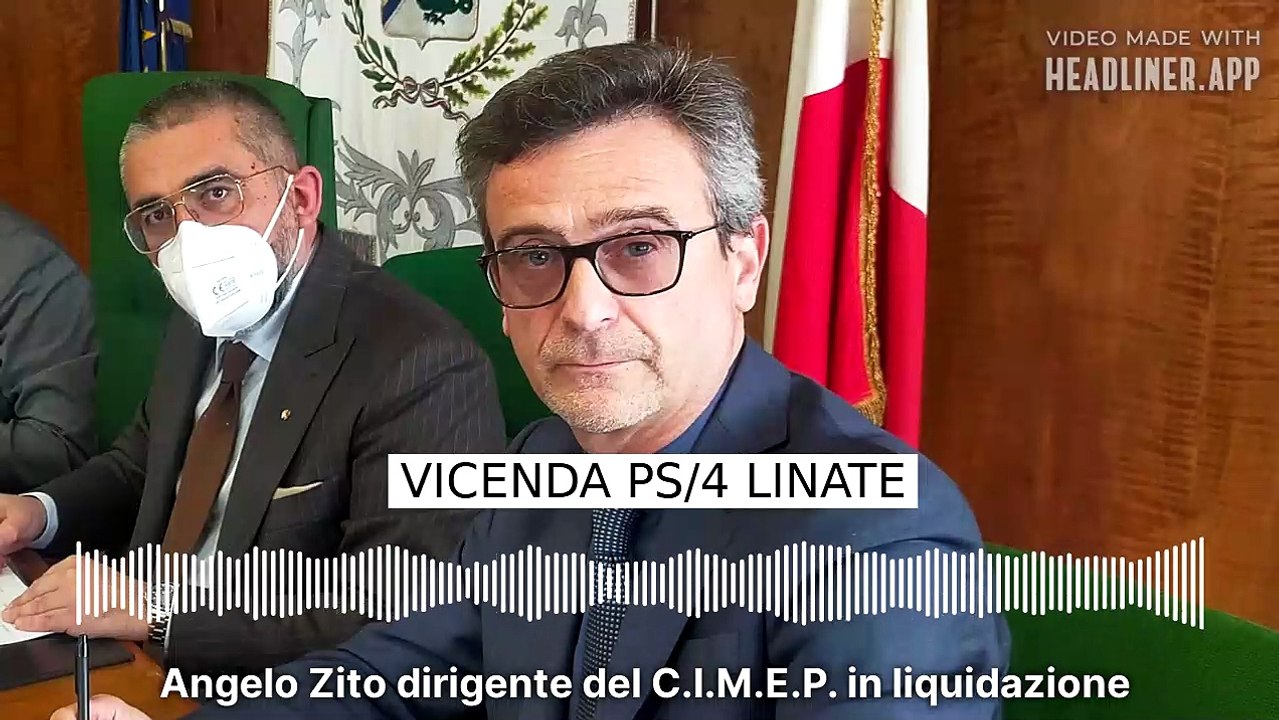 Angelo Zito dirigente del C.I.M.E.P. in liquidazione sul PS/4 di Linate
