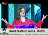 Tania Díaz: En Venezuela hemos resistido el asedio imperial y seguimos la batalla en las RRSS