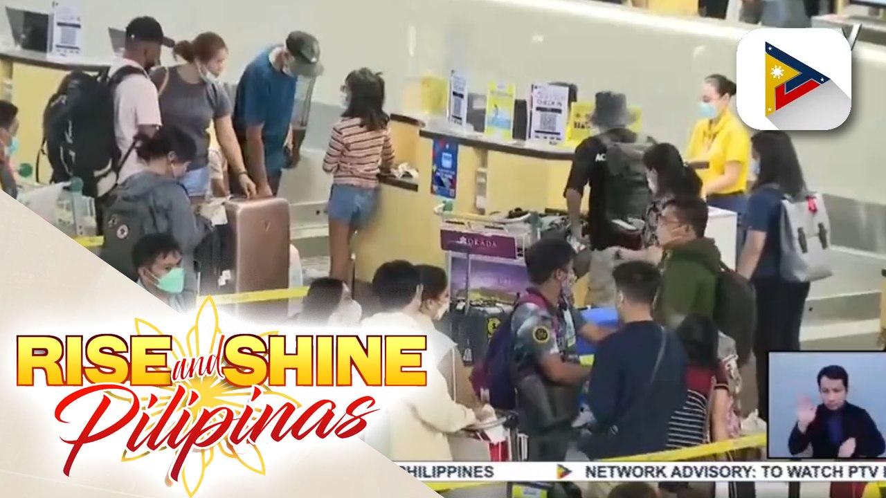 Mga pasahero sa NAIA, unti-unti nang nagdadatingan
