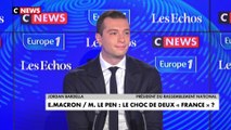 Jordan Bardella: «Il est temps de faire élire une présidente de la République qui aime les Français et qui les respecte»