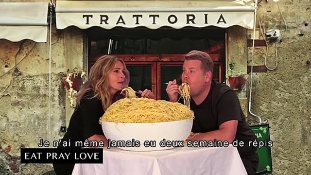 Julia Roberts rejoue sa carrière d'actrice chez James Corden