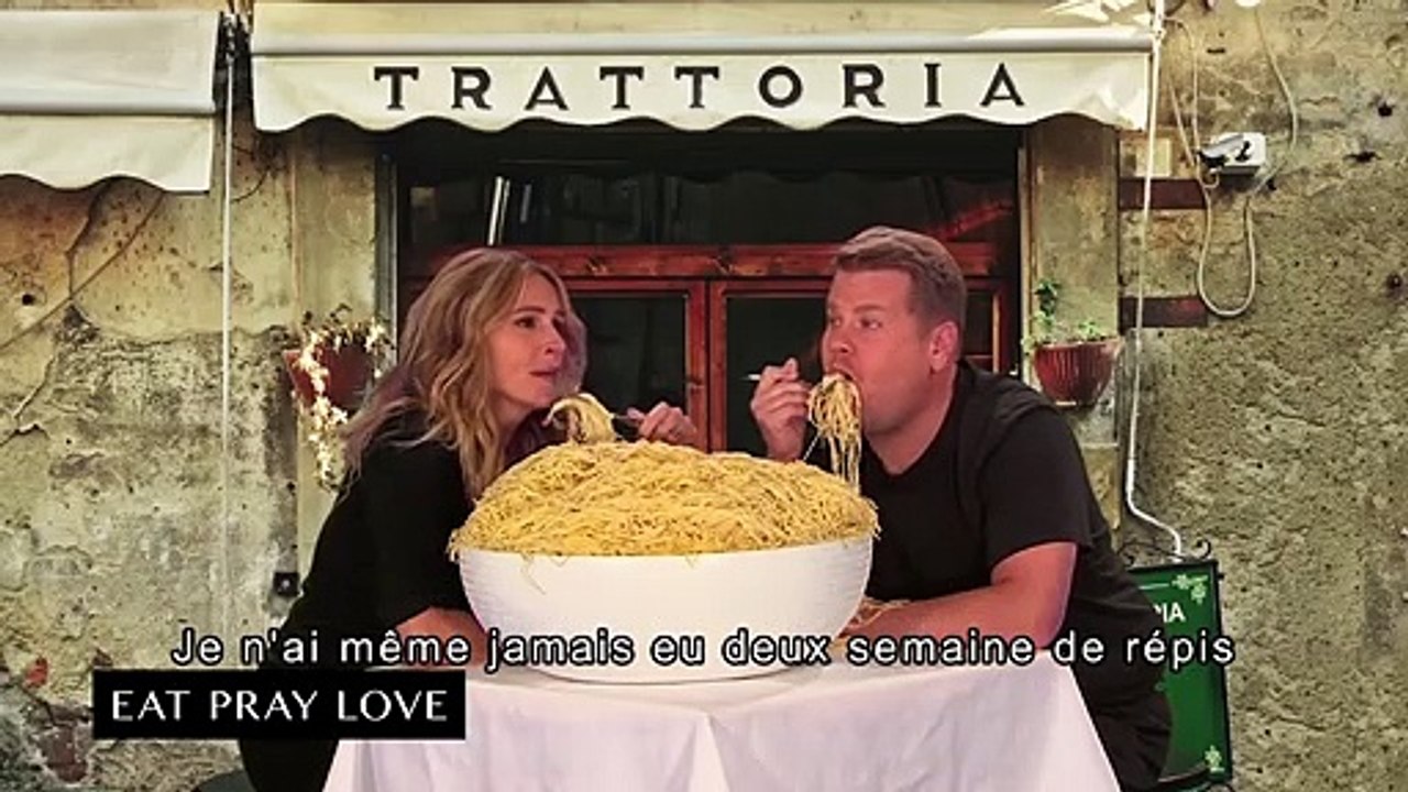 Julia Roberts rejoue sa carrière d'actrice chez James Corden