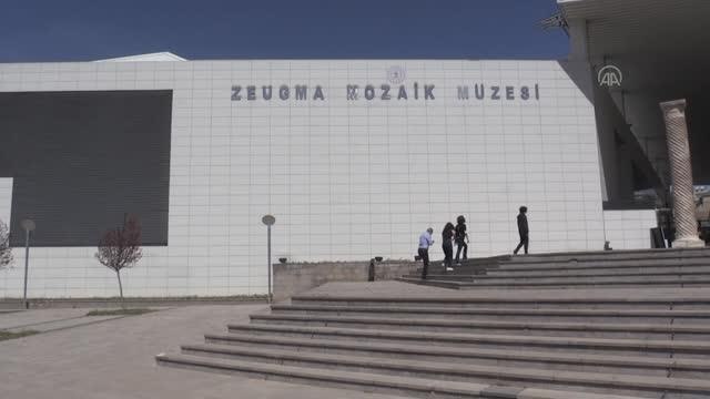GAZİANTEP - Zeugma Mozaik Müzesi'nde bahar bereketi