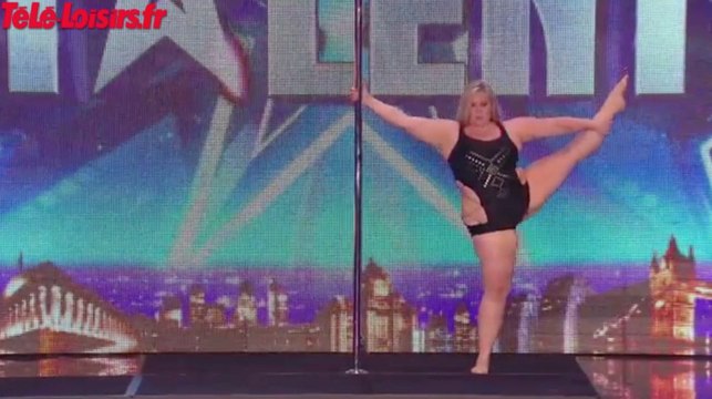 Une danseuse ronde fait de la pole dance... Zapping Web