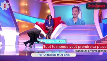 Nagui goujat avec une candidate de Tout le monde veut prendre sa place... Le Zapping jeux