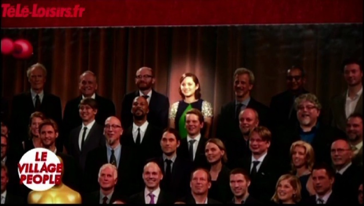 La robe très remarquée de Marion Cotillard pour la photo des Oscars... Le Zapping Ciné