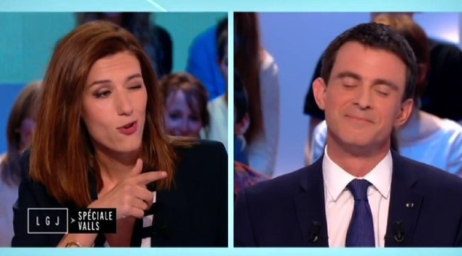 Doria Tillier de retour dans Le Grand Journal pour une surprise à Manuel Valls