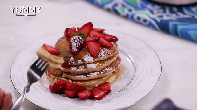 طريقة سهلة لعمل بان كيك دون بيض