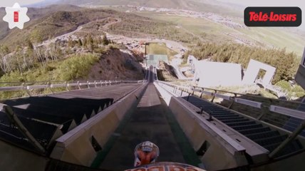 Il fait du saut à ski... avec une moto (Le Zapping Web)