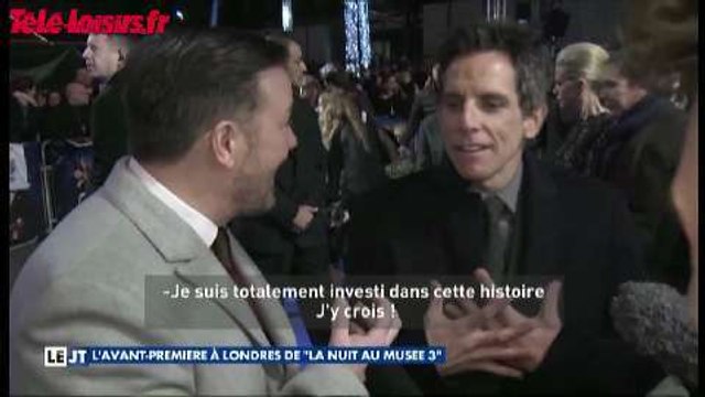 Ben Stiler très (trop ?) investi dans l'histoire de La nuit au musée 3... Le Zapping Ciné