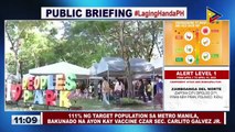 111% ng target population sa Metro Manila, bakunado na ayon kay Vaccine Czar Sec. Carlito Galvez Jr.