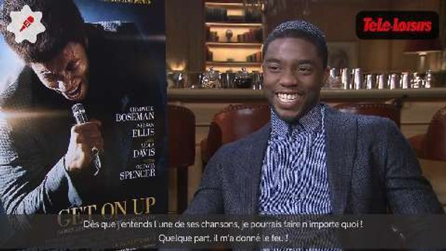 Chadwick Boseman (Get on Up) : James Brown m'a donné le feu !
