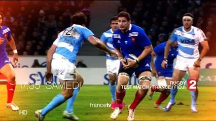 France-Fidji Match Broadcast on France 2 - November 8