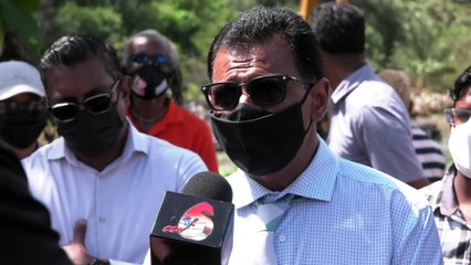 SERIOUS CHARACTERS VANDALISING FLOOD PUMPS