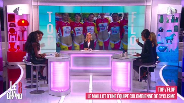 Le gros coup de gueule d'Audrey Pulvar contre le maillot d'une équipe de cyclisme...