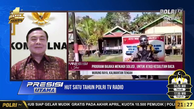 Live Dialog Dengan Ketua Harian Kompolnas, Benny Mamoto Terkait Ulangtahun Polri TV dan Radio ke-1